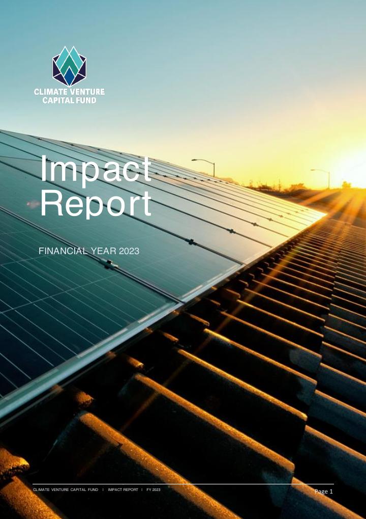 FY2023 Impact Report cover
